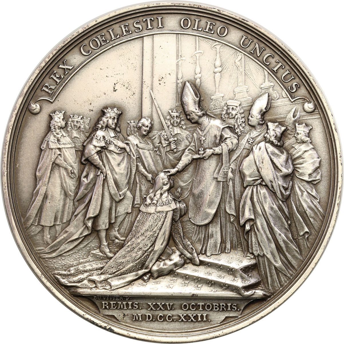 Francja. Medal 1973 Ludwik XV, SREBRO